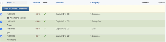 Credit Card Payment tool - Make Payment - Select transactions