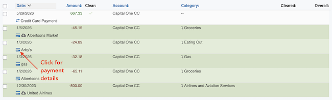 Credit Card Payment tool - Payment details
