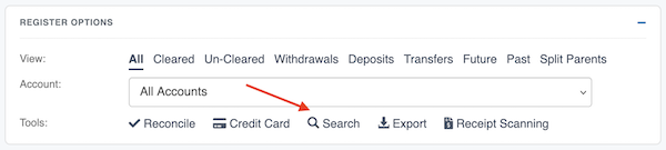 Search Tool - where to find it