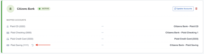 Syncing Transactions - Account Transaction History