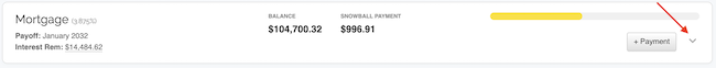 Debt Snowball - Delete link