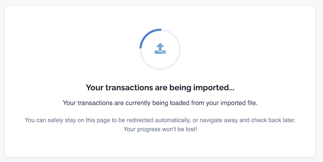 Import Transactions - Transactions Importing